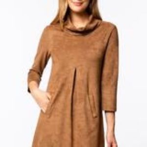 Tyler Boe Kim Faux Suede Dress